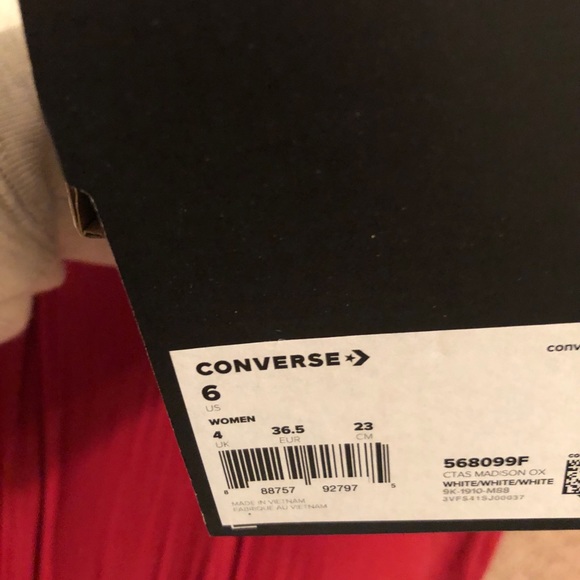 All White Converse - Picture 3 of 3